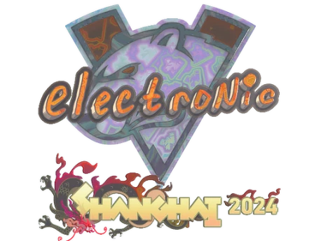 Sticker | electronic (Holo) | Shanghai 2024