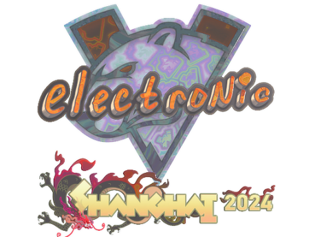 Sticker | electronic (Holo) | Shanghai 2024