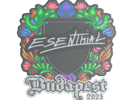 Sticker | esenthial (Embroidered) | Budapest 2025