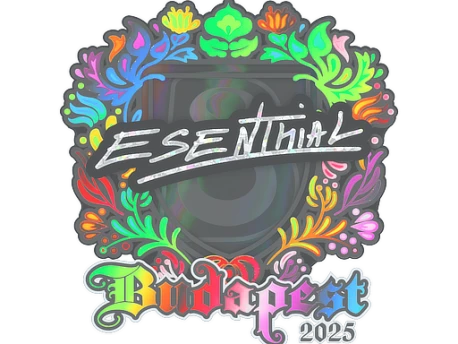 Sticker | esenthial (Holo) | Budapest 2025