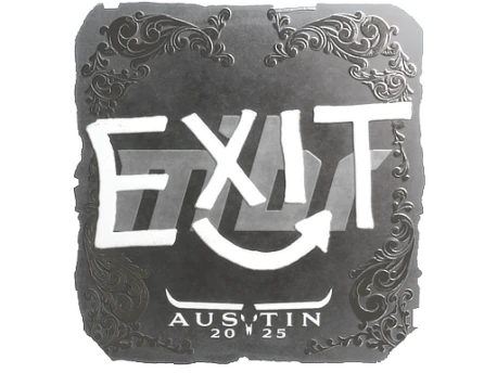 Sticker | exit (Foil) | Austin 2025