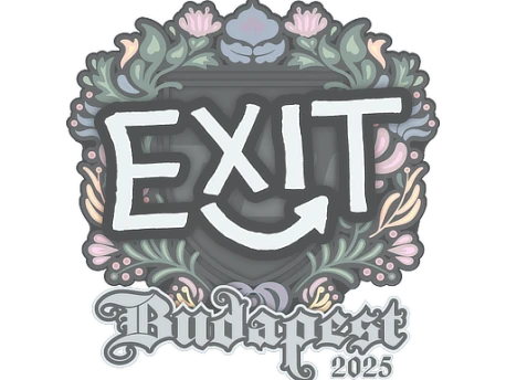 Sticker | exit | Budapest 2025