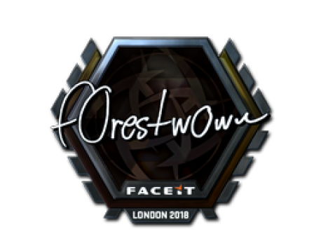 Sticker | f0rest (Foil) | London 2018