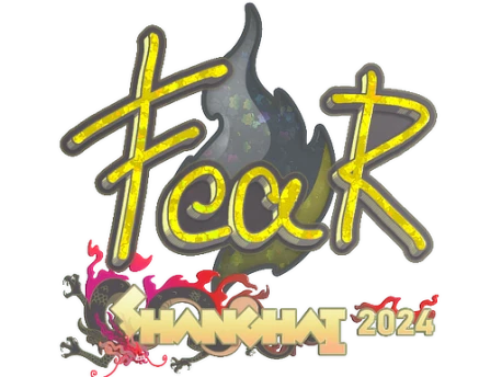 Sticker | fEAR (Glitter) | Shanghai 2024