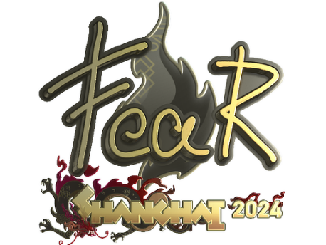 Sticker | fEAR (Gold) | Shanghai 2024