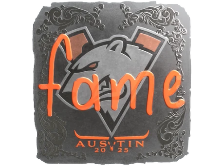 Sticker | fame (Foil) | Austin 2025