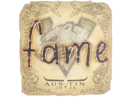 Sticker | fame | Austin 2025