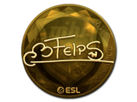 Sticker | felps (Gold) | Katowice 2019