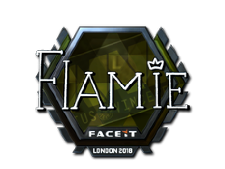 Sticker | flamie (Foil) | London 2018