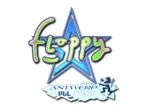 Sticker | floppy (Holo) | Antwerp 2022
