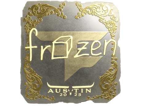 Sticker | frozen (Gold) | Austin 2025