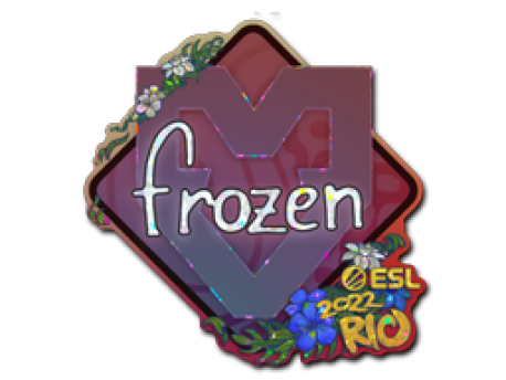 Sticker | frozen (Glitter) | Rio 2022