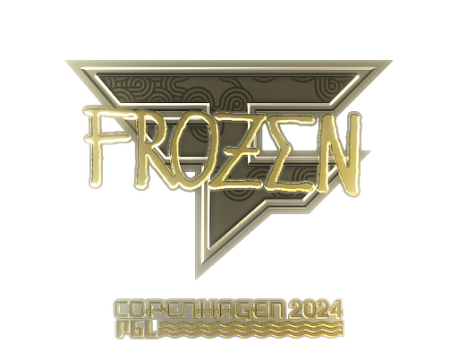 Sticker | frozen (Gold) | Copenhagen 2024
