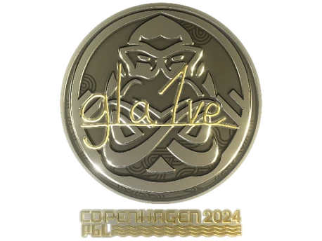 Sticker | gla1ve (Gold) | Copenhagen 2024