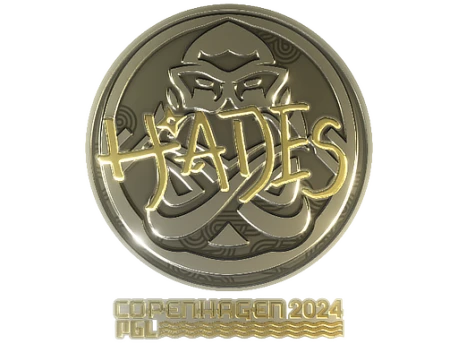 Sticker | hades (Gold) | Copenhagen 2024