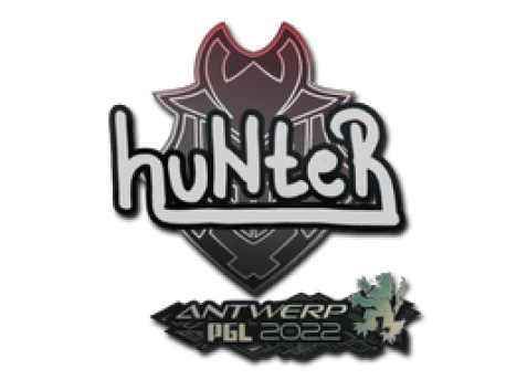 Наклейка | huNter | Antwerp 2022