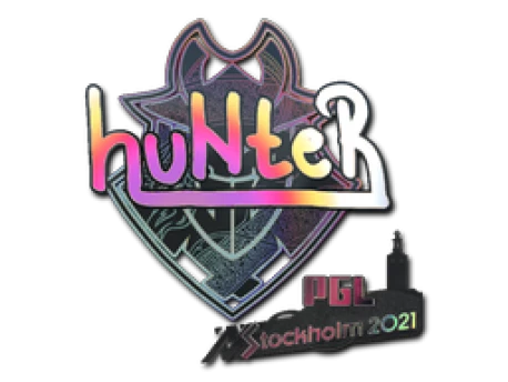 Sticker | huNter- (Holo) | Stockholm 2021