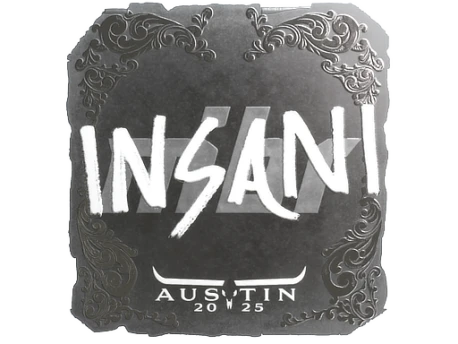 Sticker | insani (Foil) | Austin 2025