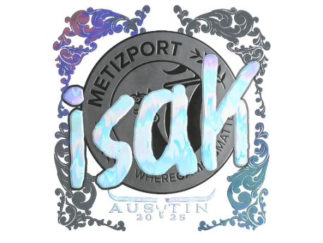 Sticker | isak (Holo) | Austin 2025