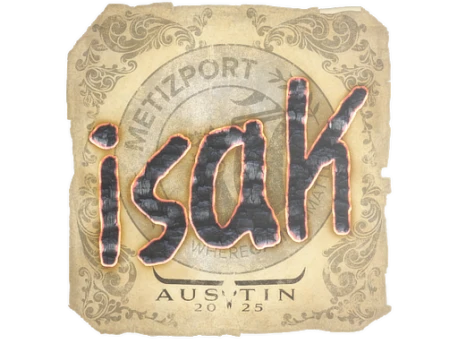 Sticker | isak | Austin 2025