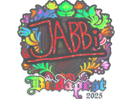 Sticker | jabbi (Holo) | Budapest 2025