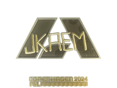 Sticker | jkaem (Gold) | Copenhagen 2024