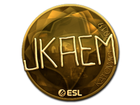 Sticker | jkaem (Gold) | Katowice 2019