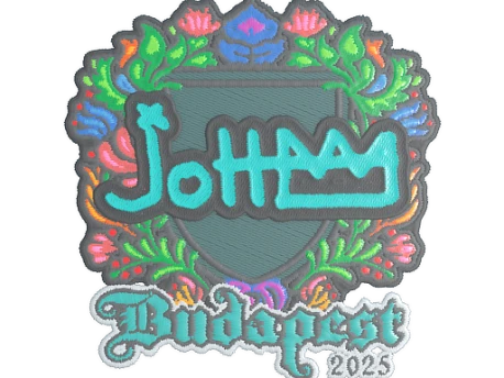 Sticker | jottAAA (Embroidered) | Budapest 2025