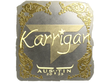 Sticker | karrigan (Gold) | Austin 2025