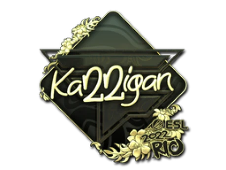 Sticker | karrigan (Gold) | Rio 2022