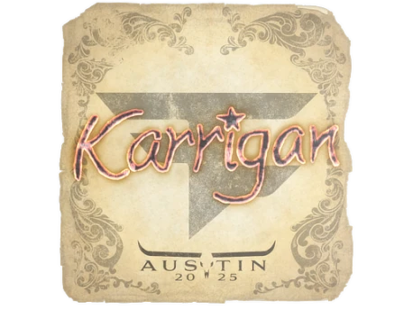 Sticker | karrigan | Austin 2025