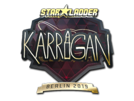 Sticker | karrigan (Gold) | Berlin 2019