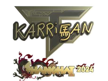 Sticker | karrigan (Gold) | Shanghai 2024