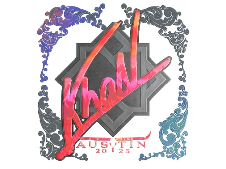 Sticker | khaN (Holo) | Austin 2025