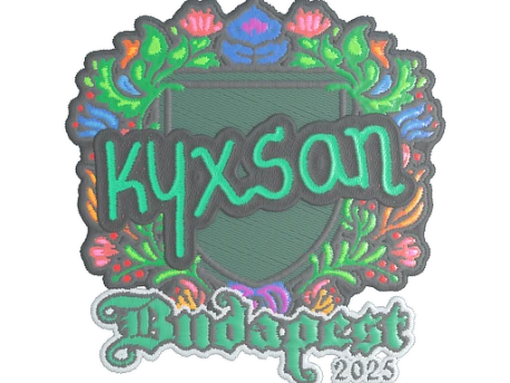 Sticker | kyxsan (Embroidered) | Budapest 2025