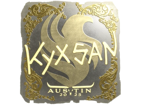 Sticker | kyxsan (Gold) | Austin 2025