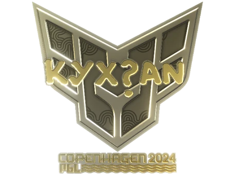 Sticker | kyxsan (Gold) | Copenhagen 2024