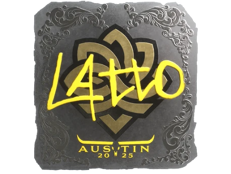 Sticker | latto (Foil) | Austin 2025