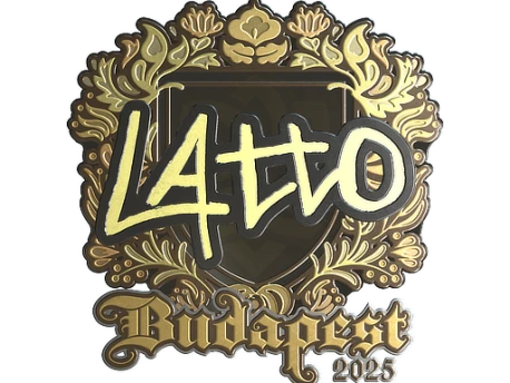 Sticker | latto (Gold) | Budapest 2025
