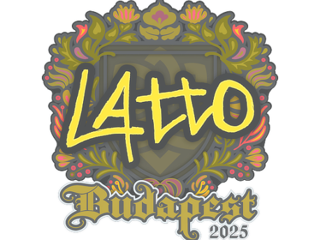 Sticker | latto | Budapest 2025