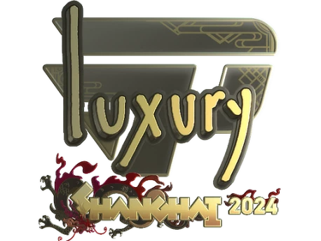 Sticker | lux (Gold) | Shanghai 2024