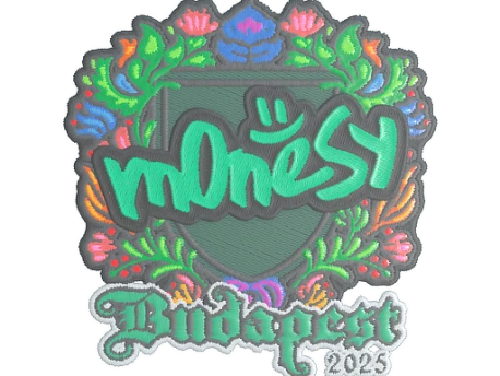 Sticker | m0NESY (Embroidered) | Budapest 2025