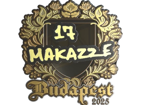Sticker | makazze (Gold) | Budapest 2025