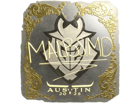 Sticker | malbsMd (Gold) | Austin 2025