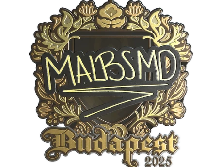 Sticker | malbsMd (Gold) | Budapest 2025