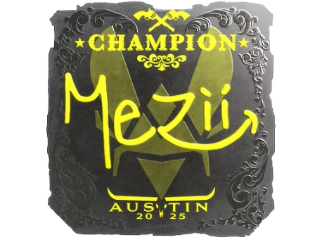 Sticker | mezii (Foil, Champion) | Austin 2025