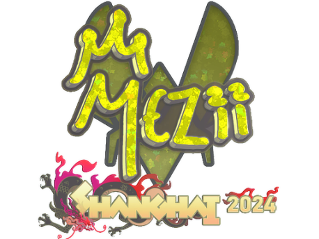 Sticker | mezii (Glitter) | Shanghai 2024