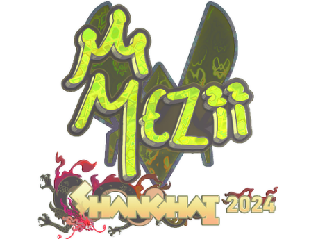 Sticker | mezii (Holo) | Shanghai 2024