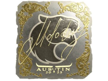 Sticker | molodoy (Gold) | Austin 2025