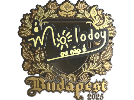 Sticker | molodoy (Gold) | Budapest 2025